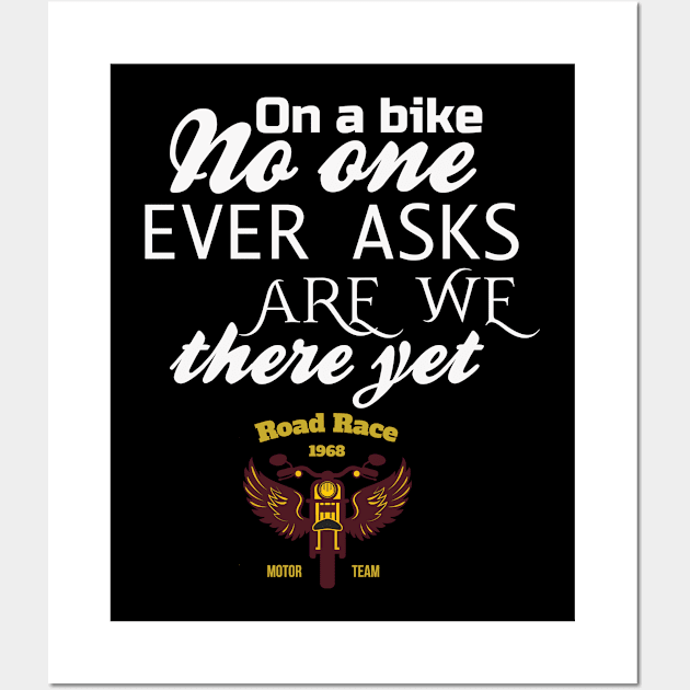 Motorbike Rider Wall Art by WHOLESALENERD